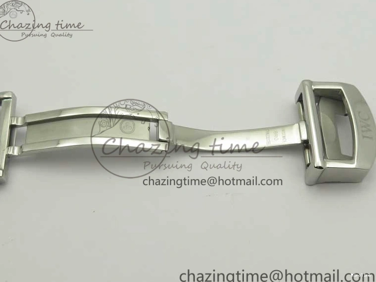 MIROTIME 0104 FastDry Portofino IW356501 SS V3 MK 1:1 Best Edition Black Dial On SS Mesh Bracelet MIYOTA 7195